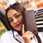 Double gadget long wallet chocolate-1 - Image 4