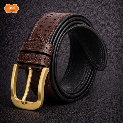 Leasure belt chocolate-1