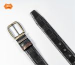 Stylish cowhide leather moving belt – Belt For Men - Image 3