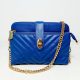 crossbody bag blue front side