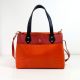 orange color bag front side